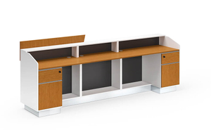 Bureau de réceptionniste moderne avec tiroirs