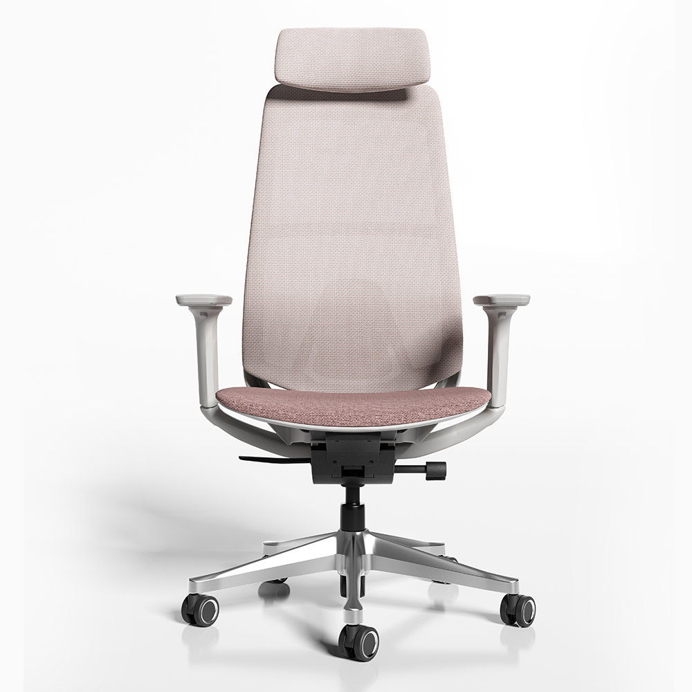 Chaise de bureau à dossier haut avec appuie-tête
